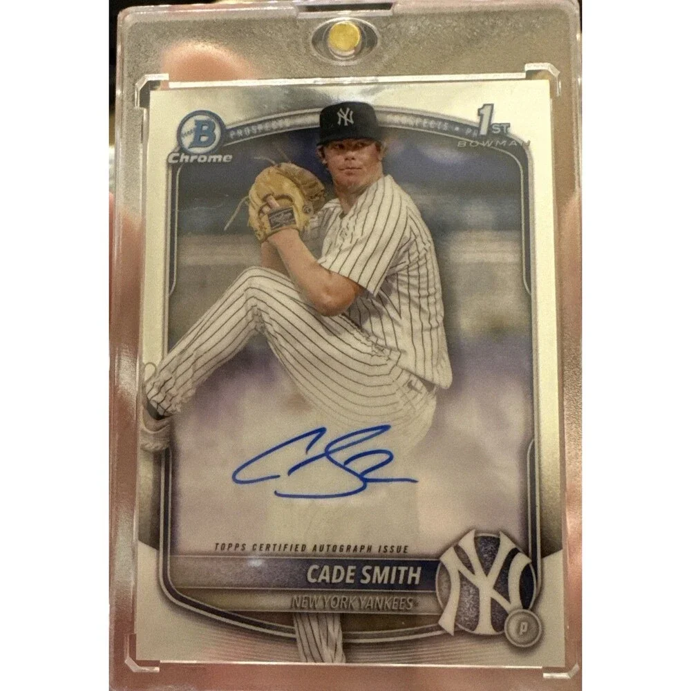2025 Bowman Chrome Cade Smith #CPA-CS 1st Bowman Auto